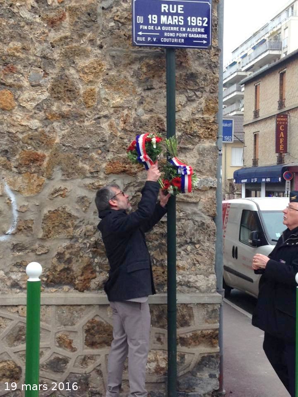 Commémoration du 19 mars - 19 mars 2016 Commémoration du 19 mars - 19 mars 2016